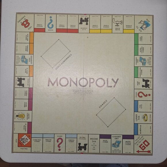 Vintage Monopoly Game‎ Board By Parker Brothers - Picture 6 of 6